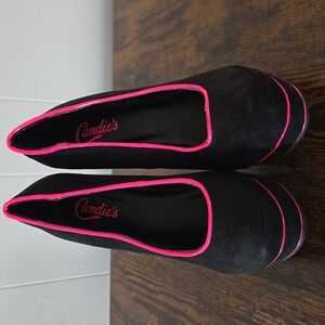 Candie's Chic Black and Pink Heels